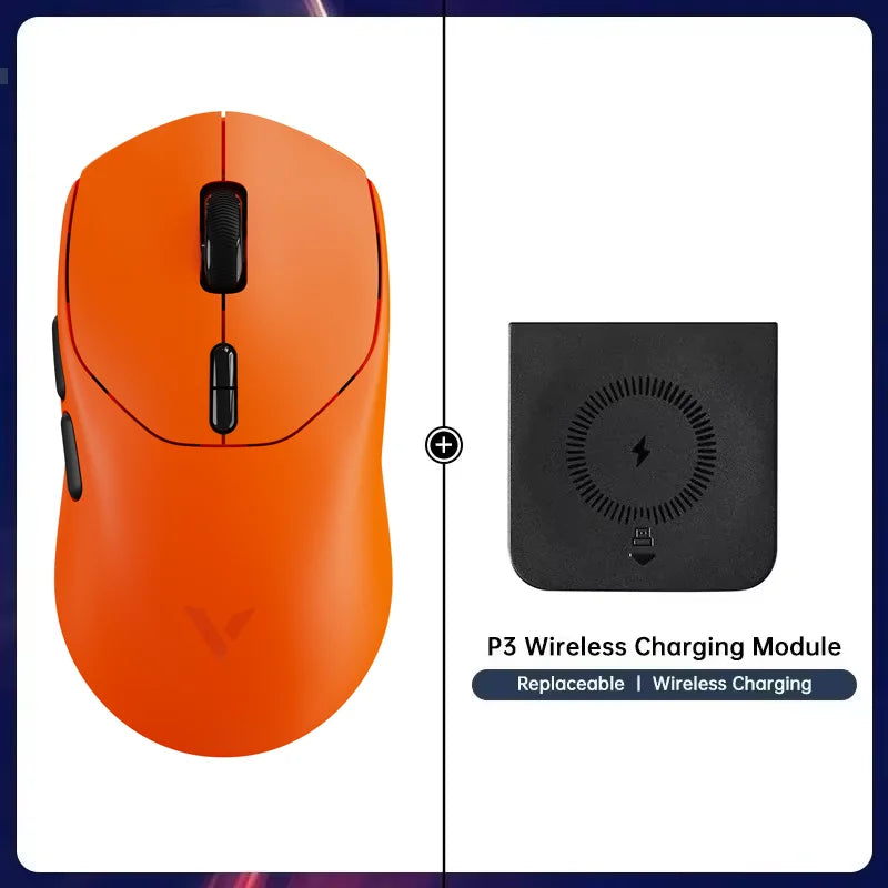 Rapoo VT1 MAX GEN-2 Wireless Gaming Mouse True 8K Wireless Polling Rate 53g Ultra Lightweight Up to 750Hr Battery Life