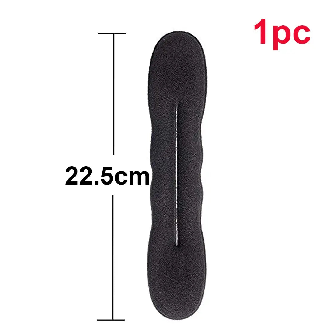 Sponge Plastic Loop Curly Hair Maker Hair Scrunchie Headband Twist Donut Bun Curler Hairbands Hairstyle Tools
