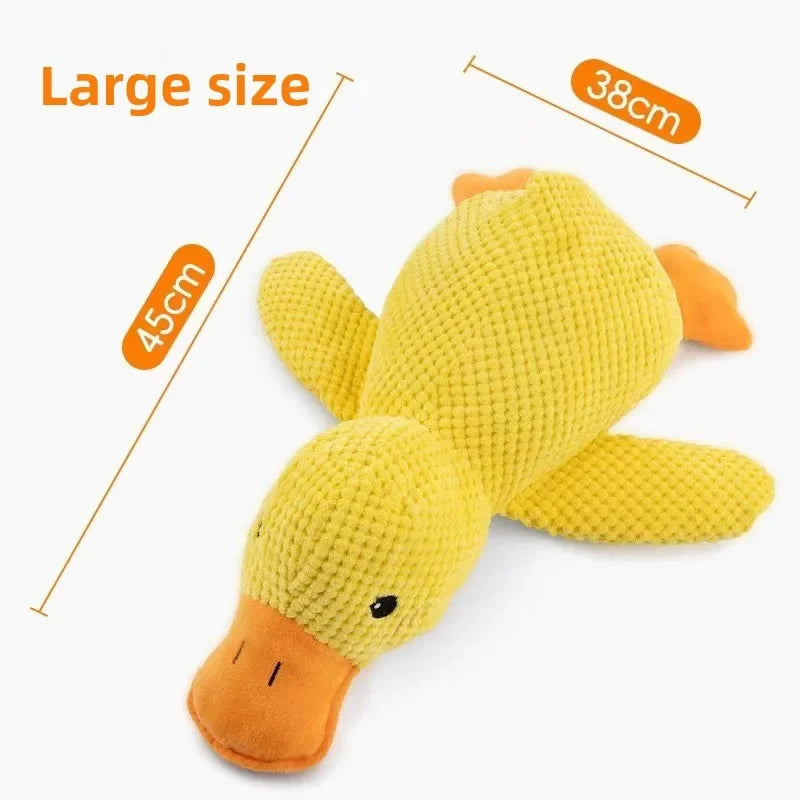 1/3PCS Things For Dogs Dogs Accessories Dog Supplies Calming Duck Squeaky Plush Toy Luxury Sleep Aid Durable Puppy Companion Pet