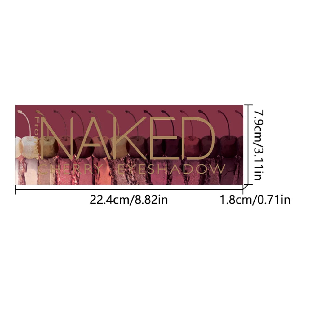 12 Colors Eyeshadow Palette Long Lasting Easy Makeup Brown Eyeshadow Palette Pink Eyeshadow Palette