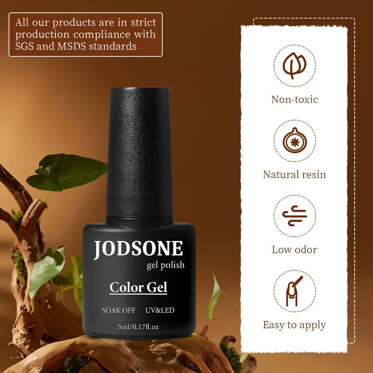 100 PCS Gel Nail Polish Kit with Base & Top Coat, No Wipe Soak Off, Matte & Glossy Finish for Manicure Lovers