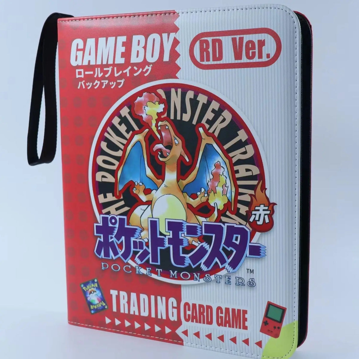 Pikachu Cartoon Anime Battle Card Booklet Zipper