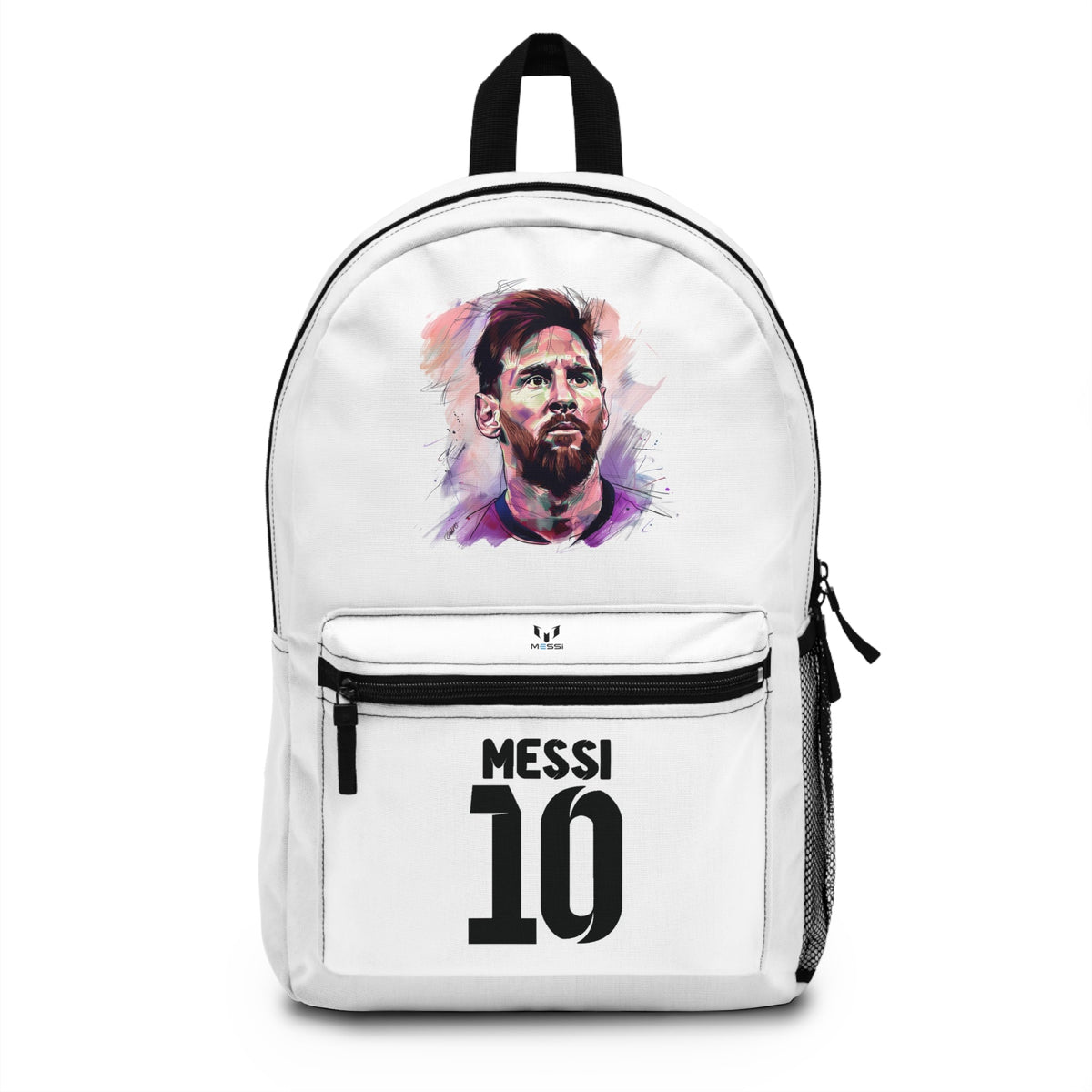 Professional Lionel Messi LM10 school backpack collection in 21 colors with high-definition graphics and ergonomic straps at Dobermen Premier.