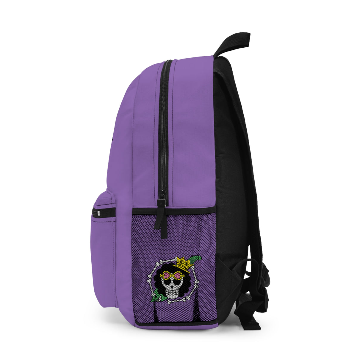 Brook One Piece Anime Backpack Light purple 🎵