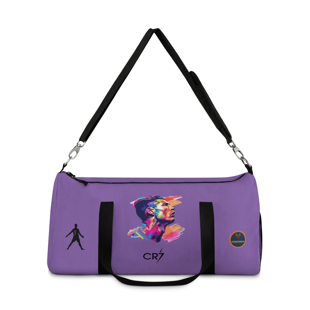 Premium Cristiano Ronaldo Duffel Bag Light purple 🏆⚽