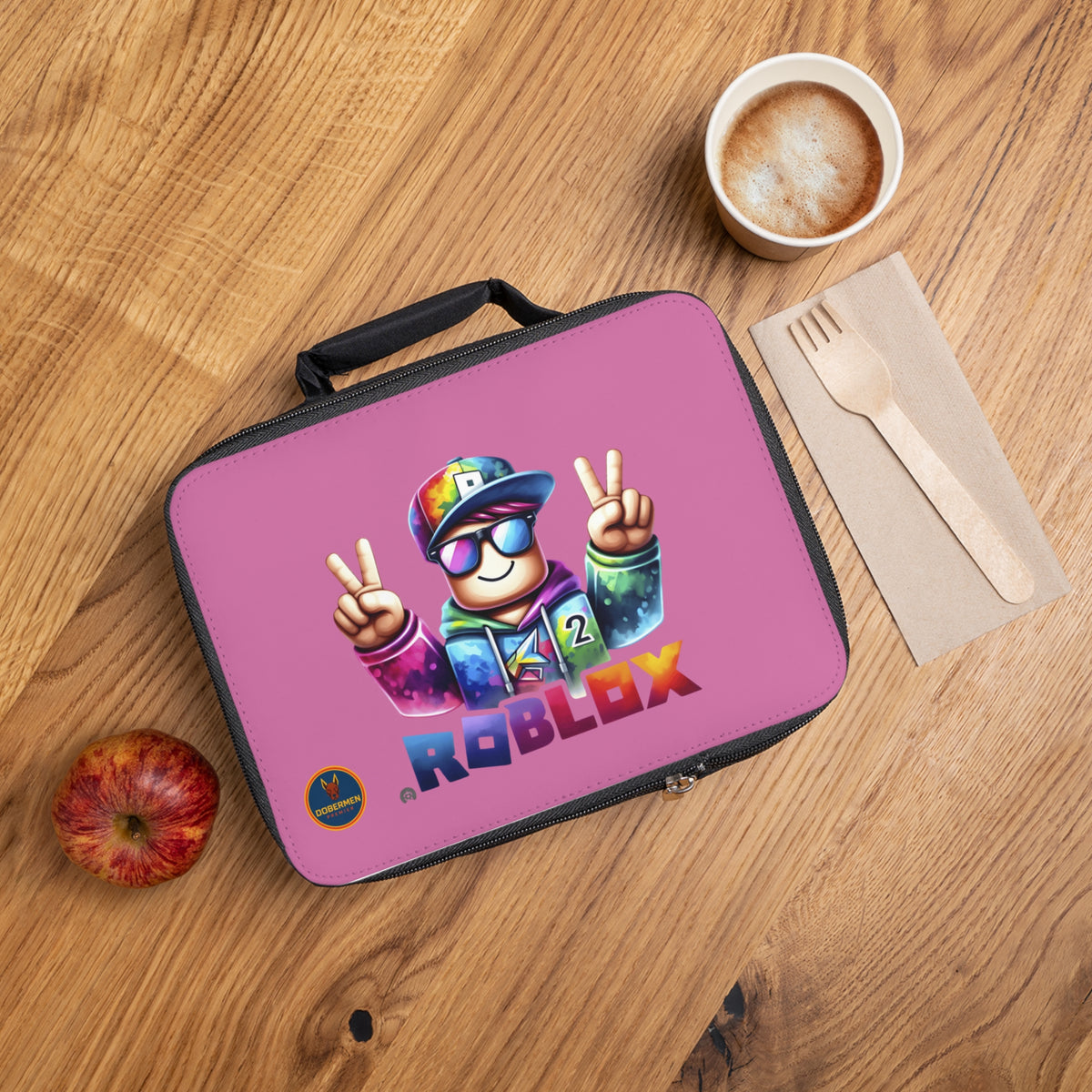 Roblox Fan Lunch Bag Light pink 🎮🎒✨