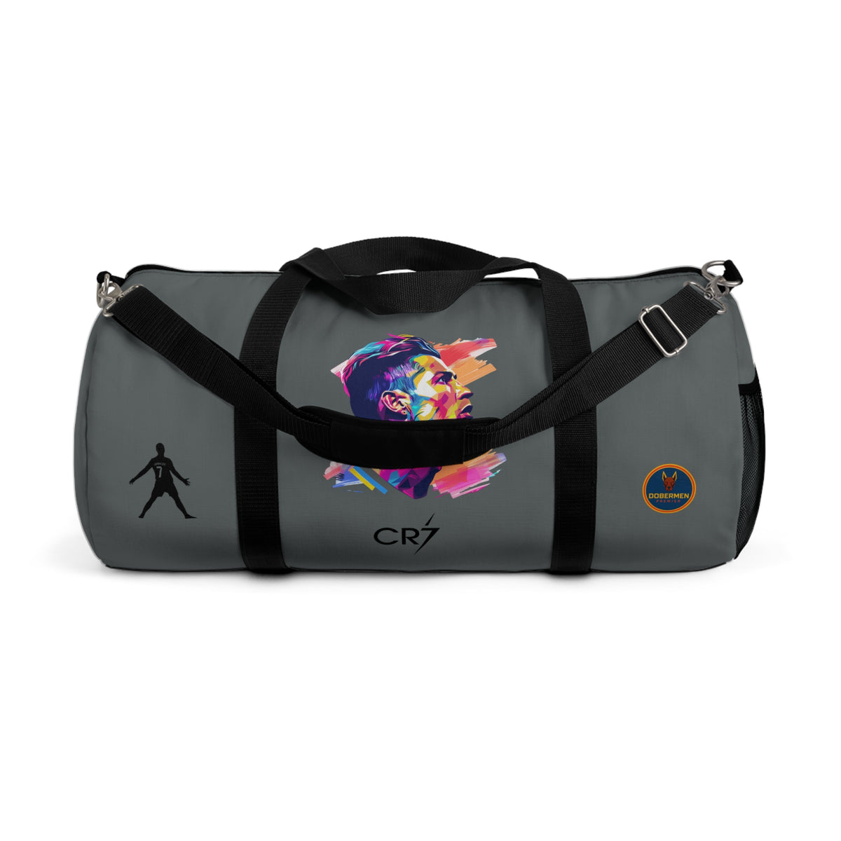 Premium Cristiano Ronaldo Duffel Bag Dark grey🏆⚽