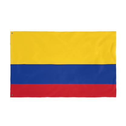 Colombian Tricolor Double-Sided Outdoor Flag — Yellow Blue Red Garden Banner
