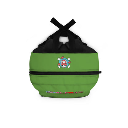 Tony Tony Chopper One Piece Premium Backpack Green 🎒✨