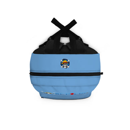 Monkey D. Luffy One Piece Anime Backpack Light blue 🏴‍☠️