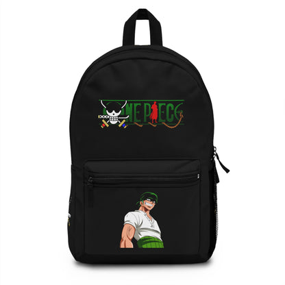 Roronoa Zoro One Piece Anime Backpack Black 🗡️