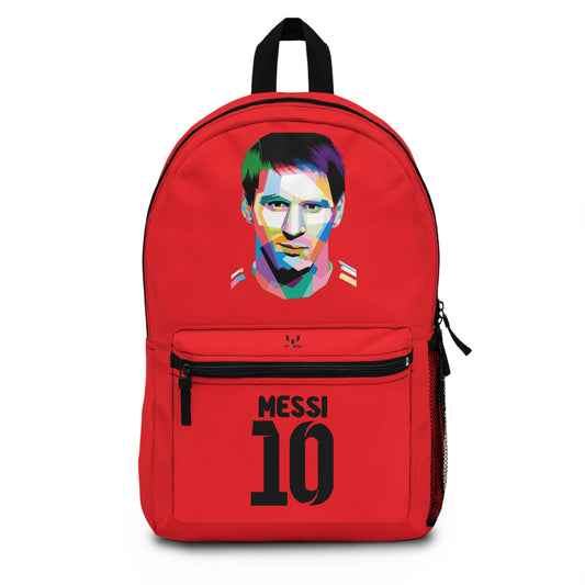 Leo Messi School Backpack for Boys Red 🎒🏆 ⚽