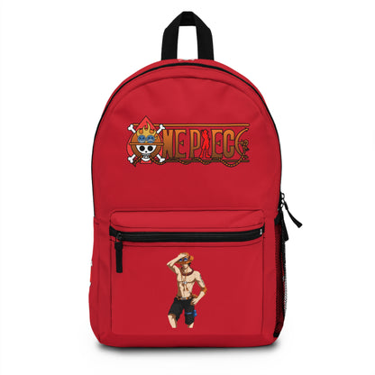 Sanji One Piece Anime Backpack Dark red 🍳