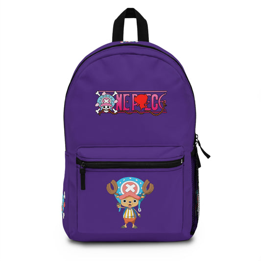 Tony Tony Chopper One Piece Premium Backpack Purple 🎒✨