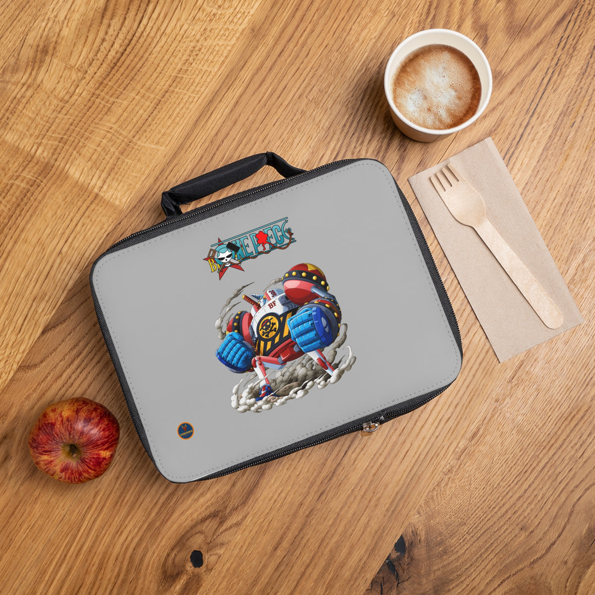 Franky One Piece Anime Lunch Bag Light grey 🍱