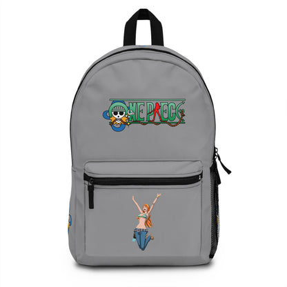 Nami One Piece Anime Backpack Grey 🗺️