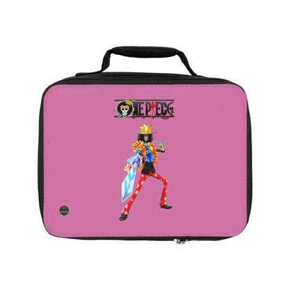 Brook One Piece Anime Lunch Bag Light pink 🍱