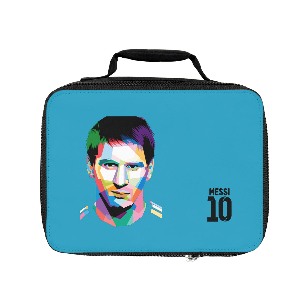Lionel Messi LM10 Thermal Lunch Bag Turquoise ⚽🥶