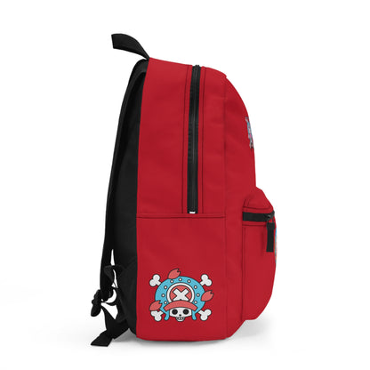 Tony Tony Chopper One Piece Premium Backpack Dark red 🎒✨