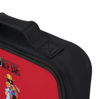 Brook One Piece Anime Lunch Bag Dark red 🍱