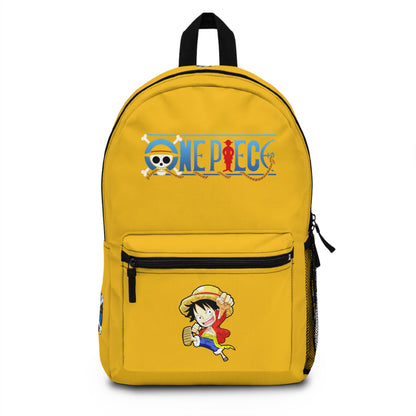 Monkey D. Luffy One Piece Anime Backpack Yellow 🏴‍☠️