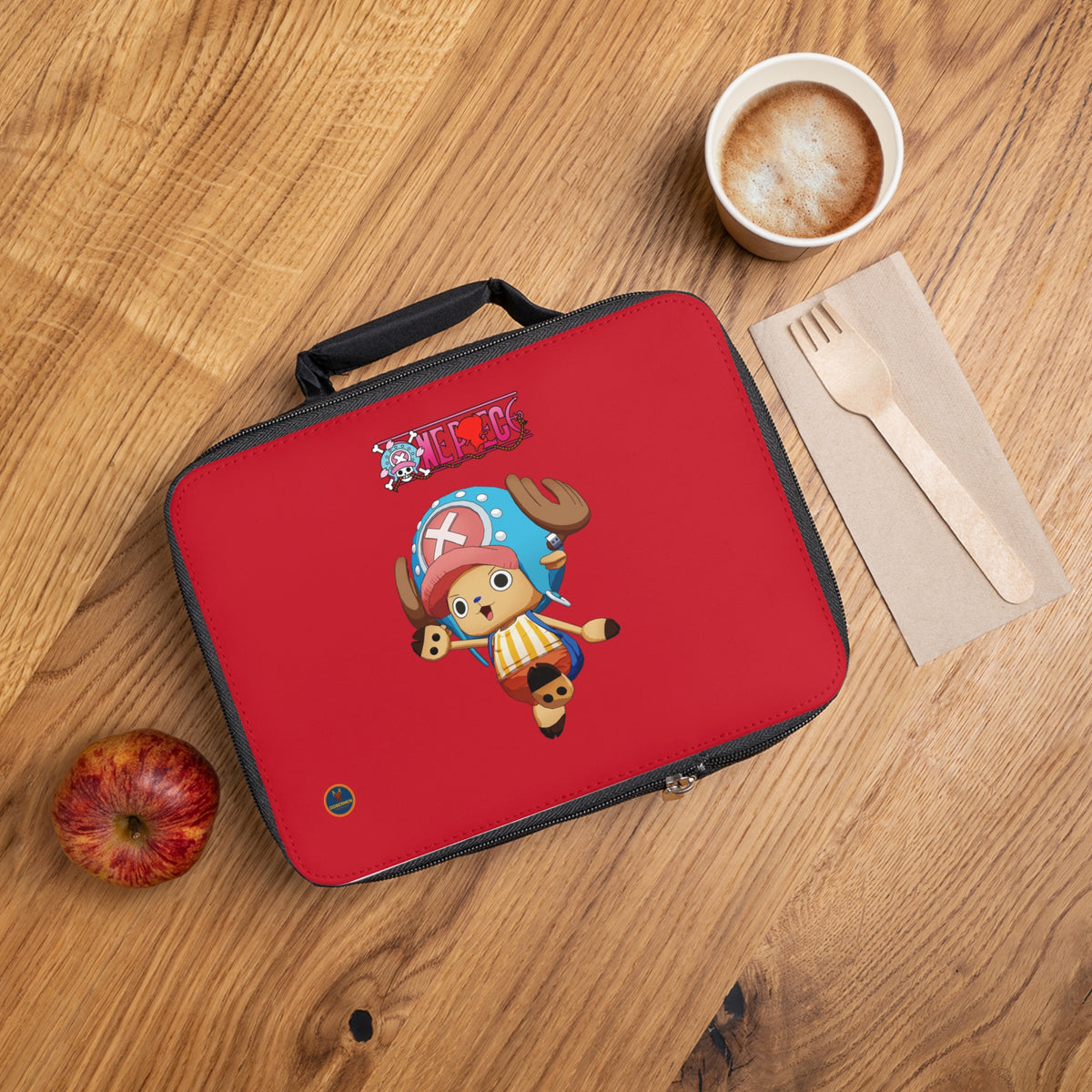 Tony Tony Chopper One Piece Anime Lunch Bag Dark red 🍱