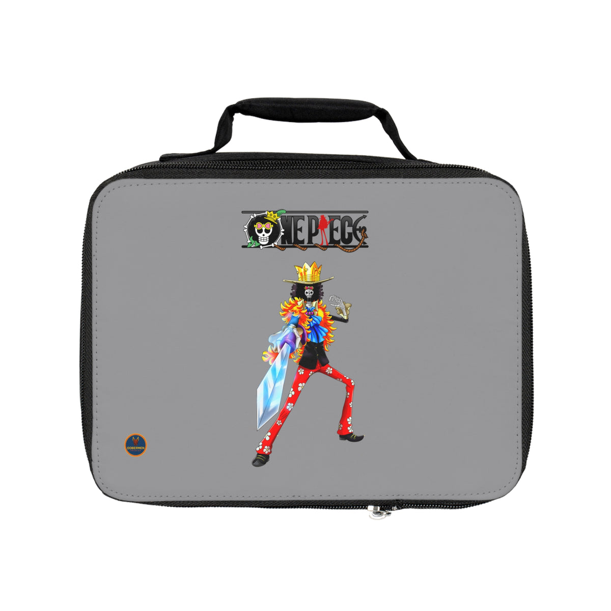 Brook One Piece Anime Lunch Bag Grey 🍱