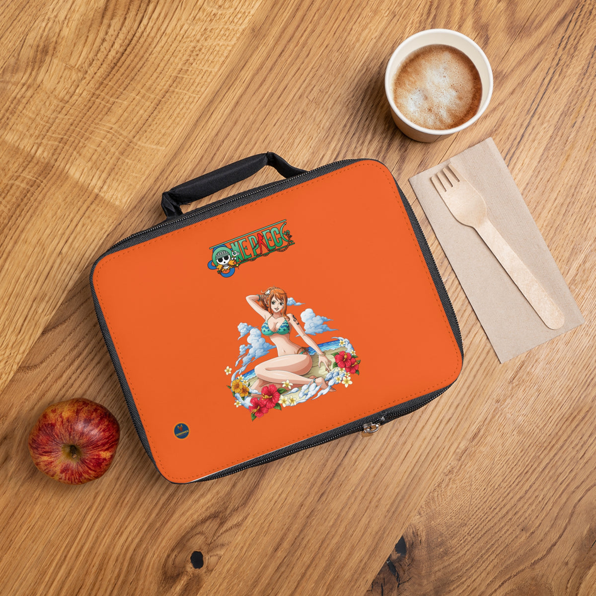 Nami One Piece Anime Lunch Bag Orange 🍱