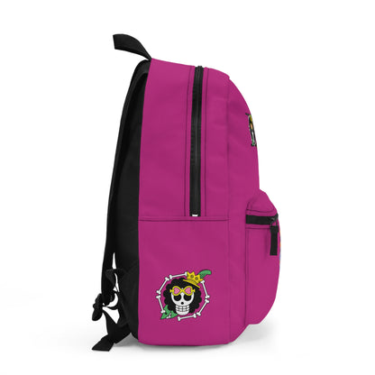 Brook One Piece Anime Backpack Pink 🎵