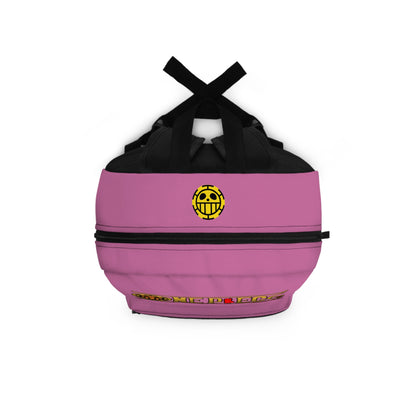 Trafalgar D. Water Law One Piece Anime Backpack Light pink ⚓