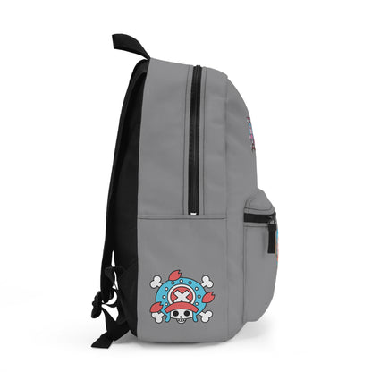 Tony Tony Chopper One Piece Premium Backpack Grey 🎒✨