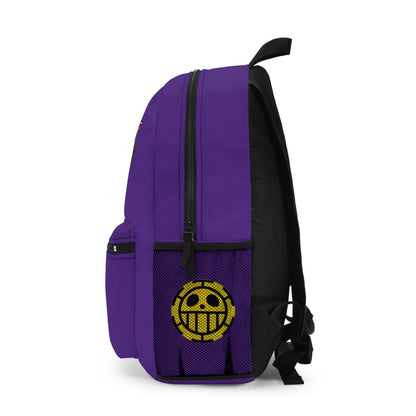 Trafalgar D. Water Law One Piece Anime Backpack Purple ⚓