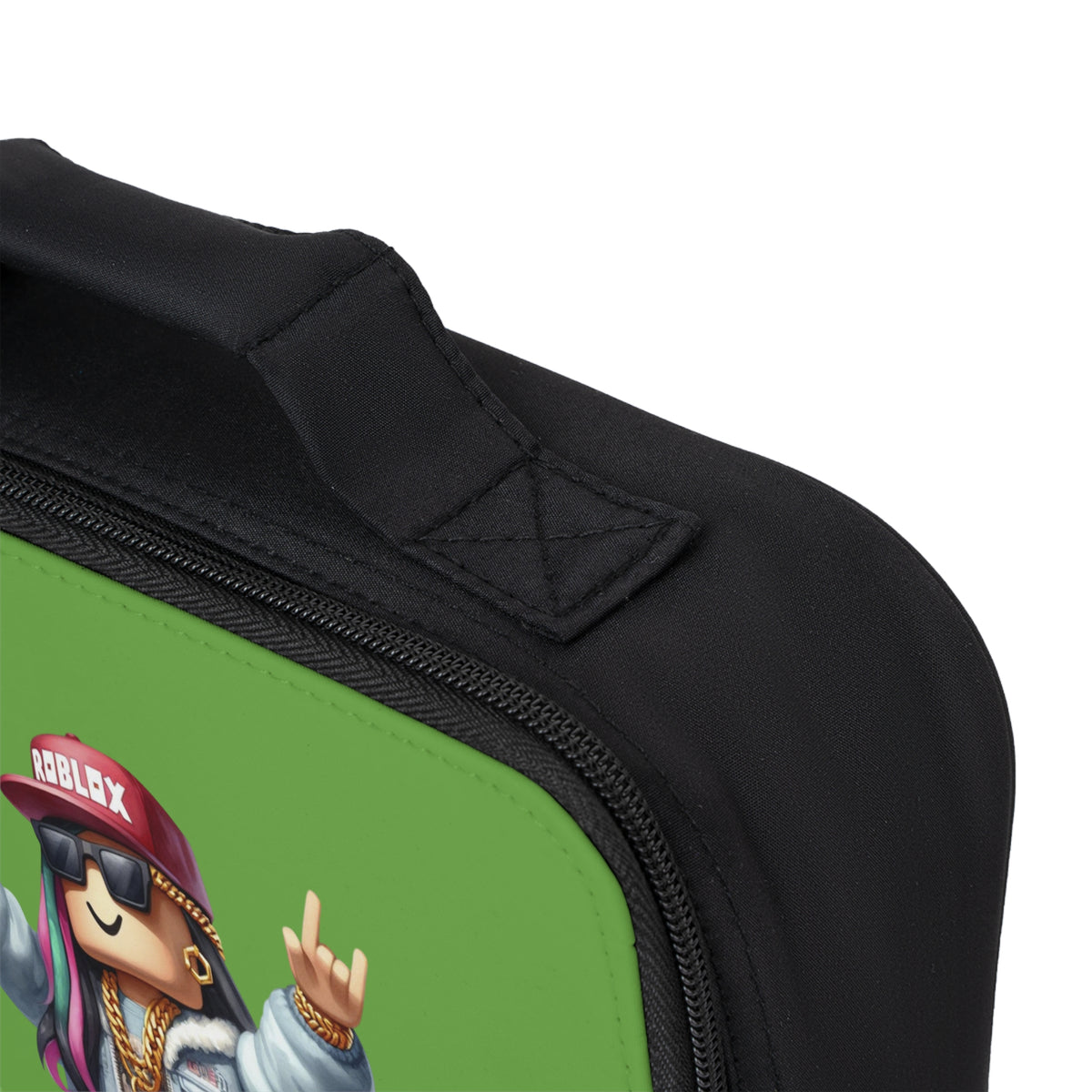 Insulated Roblox Lunch Tote Green 🎮✨⚡
