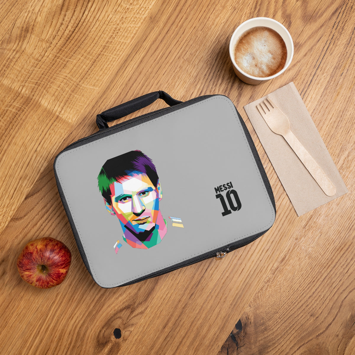 Lionel Messi LM10 Thermal Lunch Light grey ⚽🥶