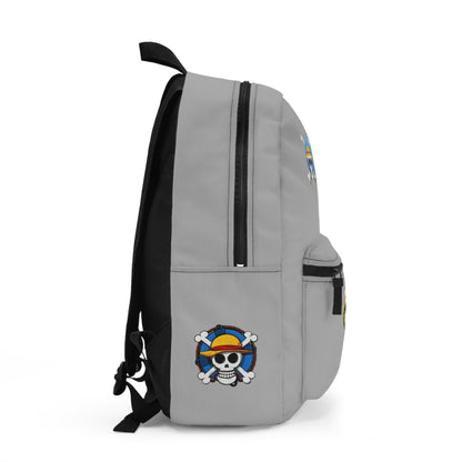 Monkey D. Luffy One Piece Anime Backpack Light grey 🏴‍☠️