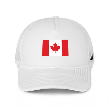 Canada Flag Trucker Hat — Embroidered Maple Leaf Cap