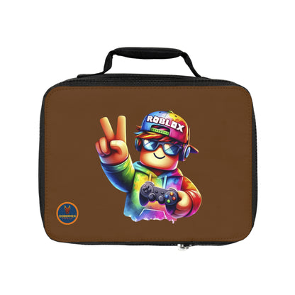 Vibrant Roblox Lunch Box Light Brown 🌈 🎮🎒
