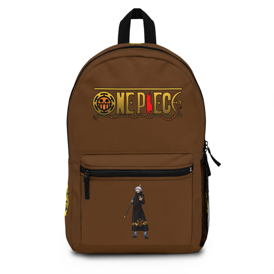 Trafalgar D. Water Law One Piece Anime Backpack Brown ⚓