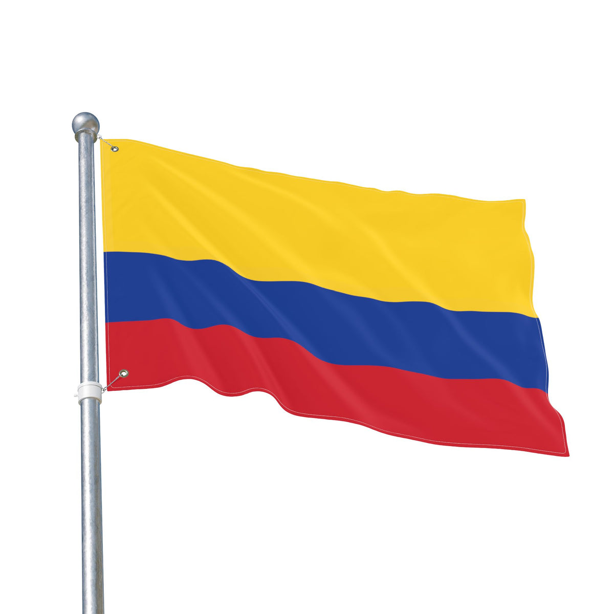 Colombian Tricolor Double-Sided Outdoor Flag — Yellow Blue Red Garden Banner