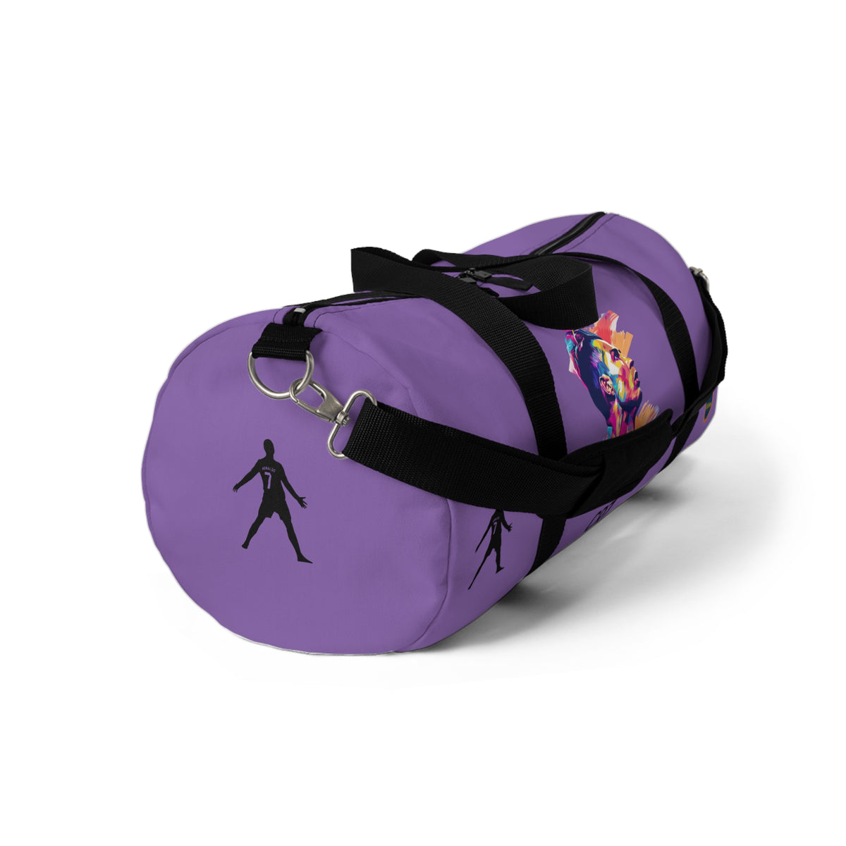 Premium Cristiano Ronaldo Duffel Bag Light purple 🏆⚽