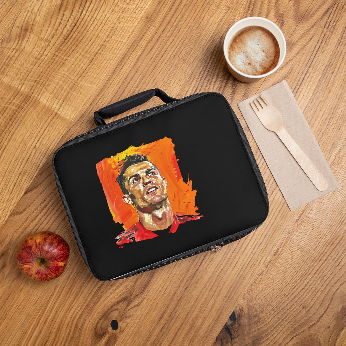 CR7 Cristiano Ronaldo Lunch Bag Black ⚽🥇
