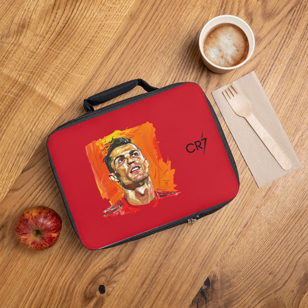 Cristiano Ronaldo Lunch Bag Dark red ⚽🥇