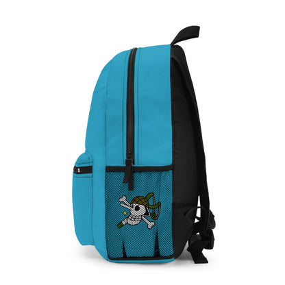 Usopp One Piece Anime Backpack Turquoise 🎯