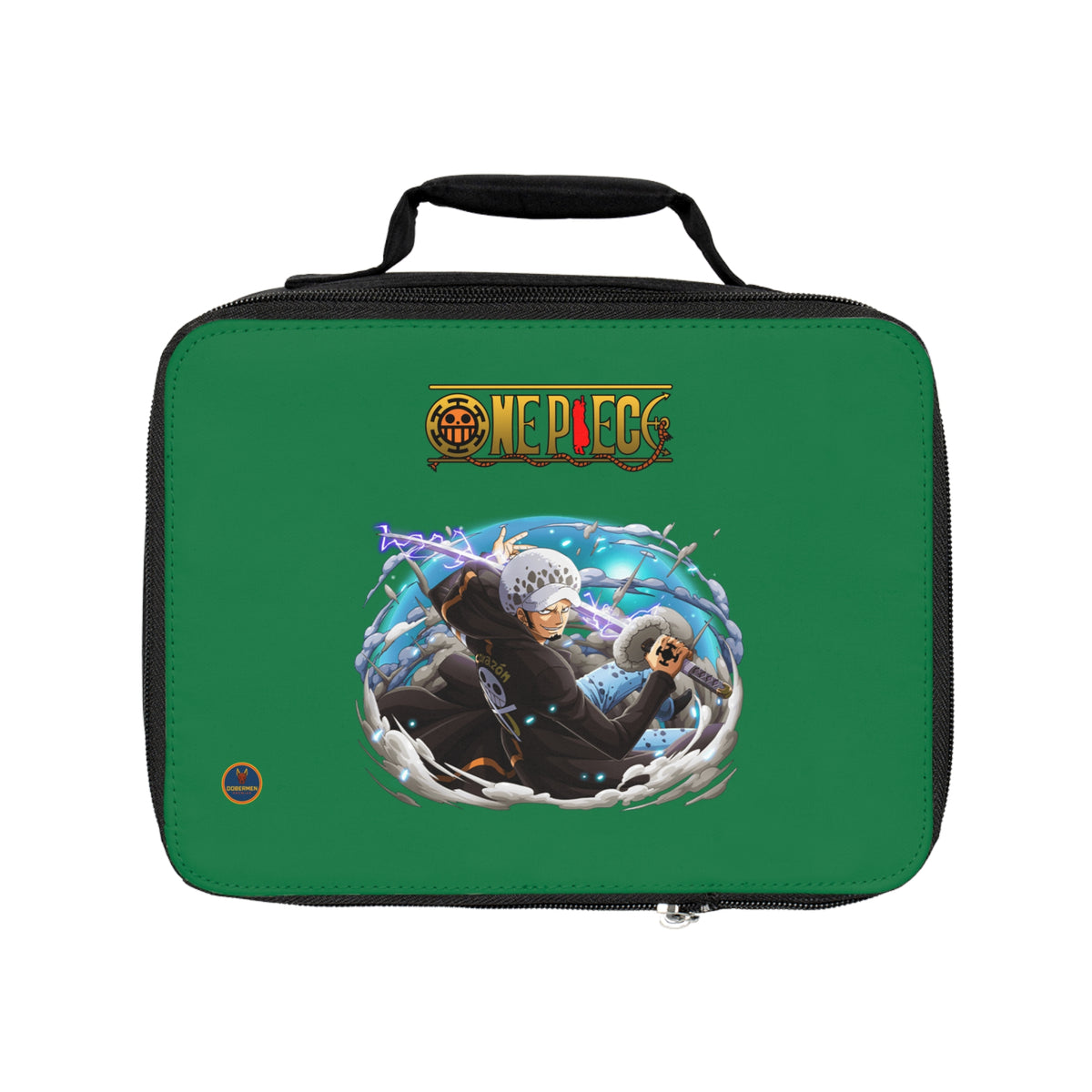 Trafalgar D. Water Law One Piece Anime Lunch Bag Dark green 🍱