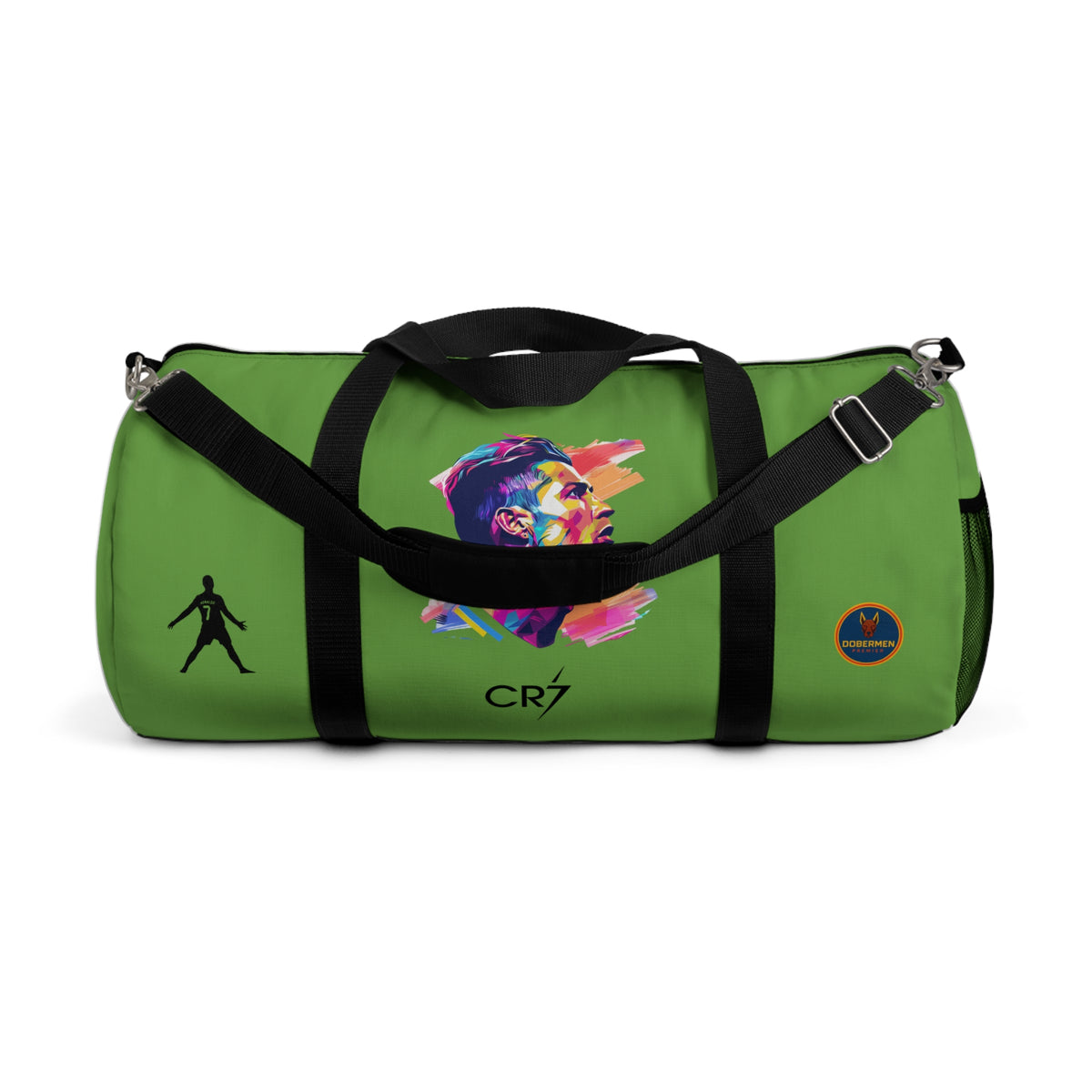 Premium Cristiano Ronaldo Duffel Bag Green 🏆⚽