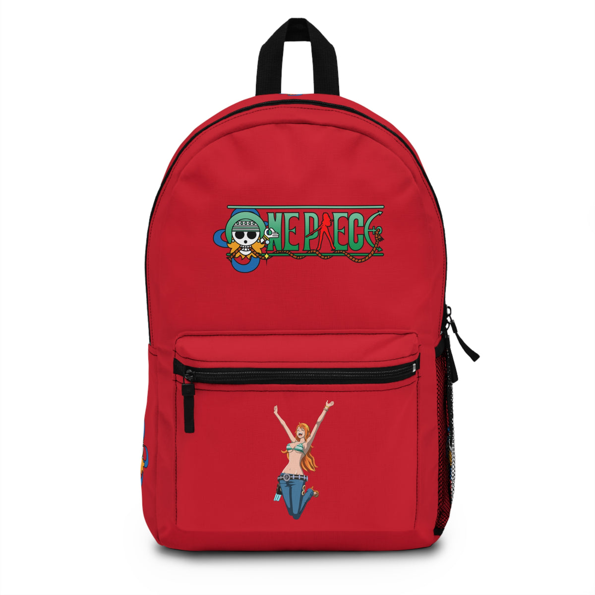 Nami One Piece Anime Backpack Dark red 🗺️