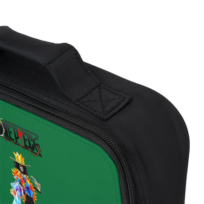 Brook One Piece Anime Lunch Bag Dark green 🍱