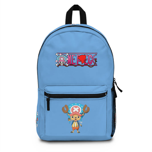 Tony Tony Chopper One Piece Premium Backpack Light blue 🎒✨