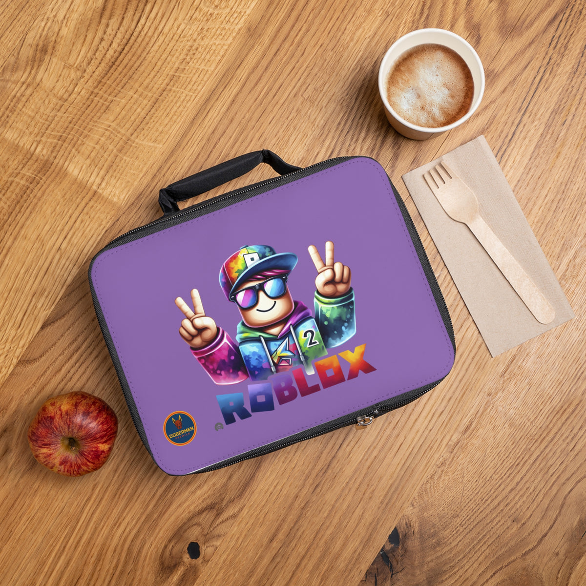 Roblox Fan Lunch Bag Light purple 🎮🎒✨