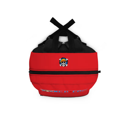 Monkey D. Luffy One Piece Anime Backpack Red 🏴‍☠️
